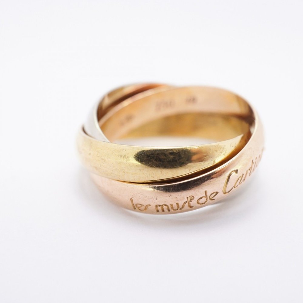 CARTIER 18k Gold Trinity Ring #49 - Picture 5 of 9